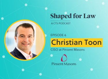 Podcast: Christian Toon, Pinsent Masons